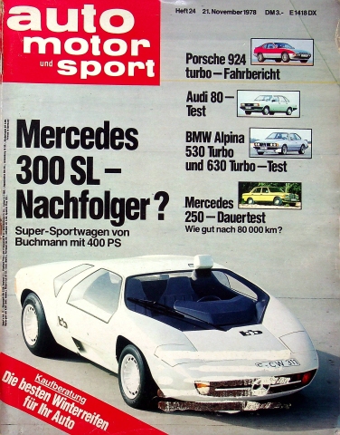Deckblatt Auto Motor und Sport (24/1978)